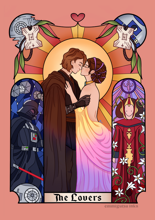 The Lovers (Anakin x Padme) Print