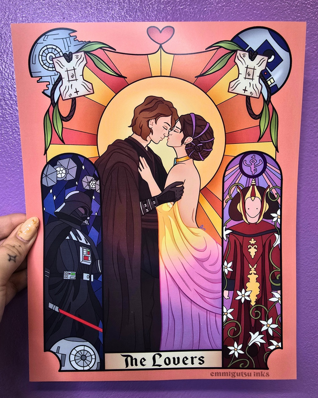 The Lovers (Anakin x Padme) Print