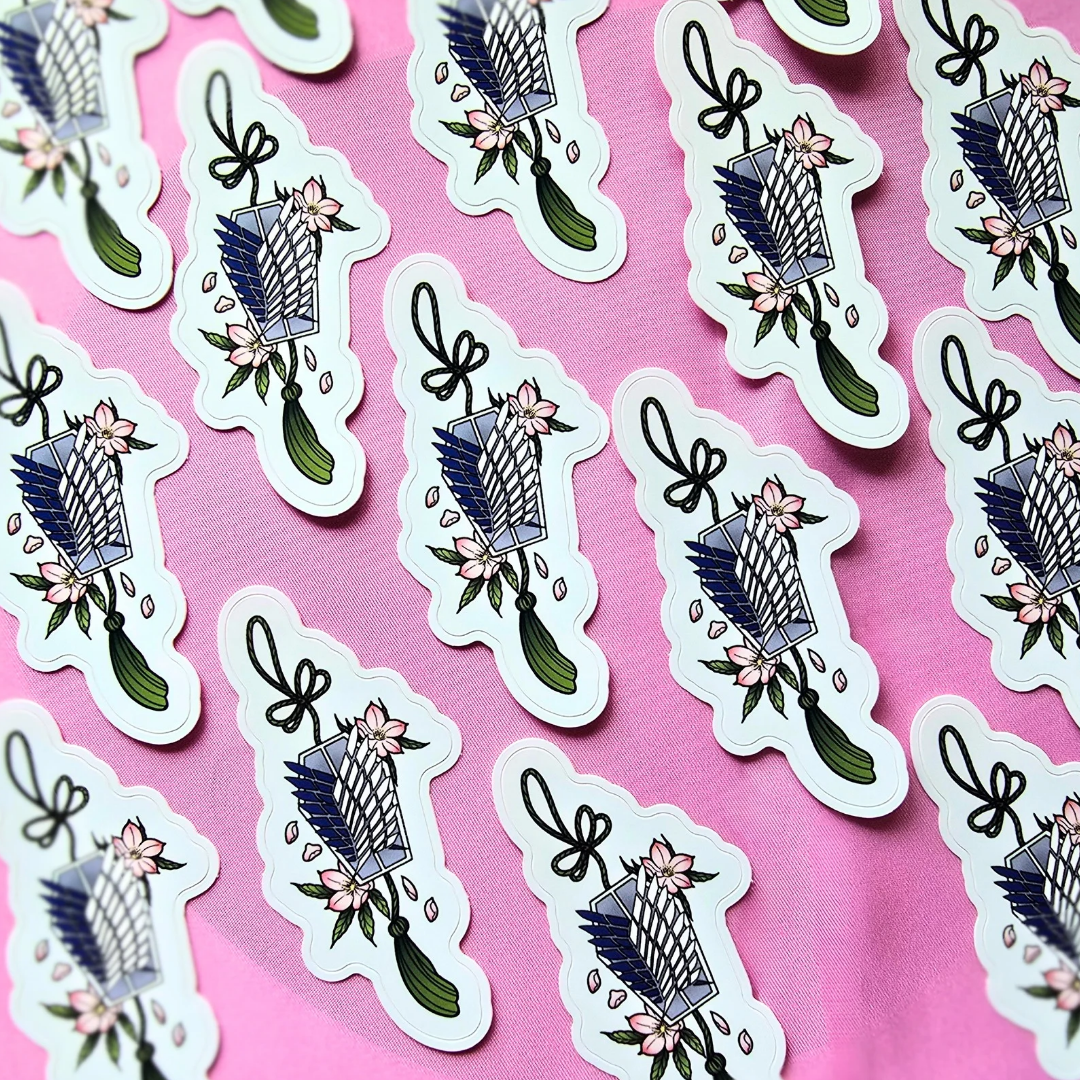 Attack On Titan Norigae Sticker