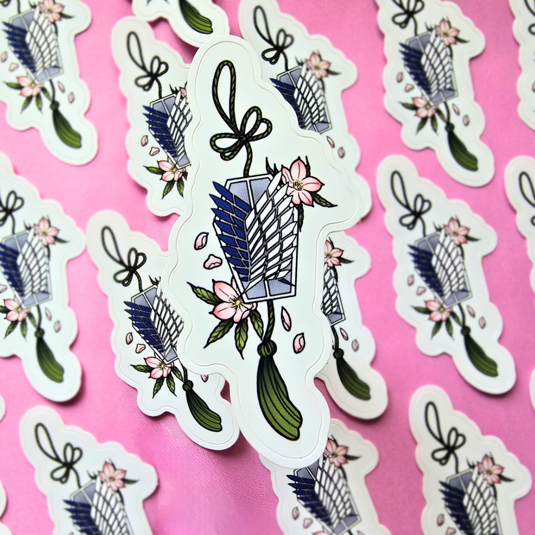 Attack On Titan Norigae Sticker