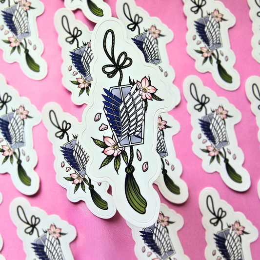 Attack On Titan Norigae Sticker